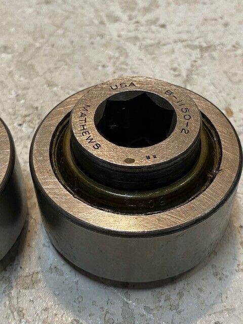 2 Quantity of Mathews Conveyor Bearings B-1150-2 | 20mm Bore 58mm OD (2 Qty)