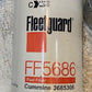 5 Quantity of Fleetguard FF5686 Fuel Filters Cummins 3685306 (5 Quantity)