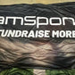 10x10 Football Sports Canopy Tent Says "Team Sponsor. Be Elite. Fundraise More."