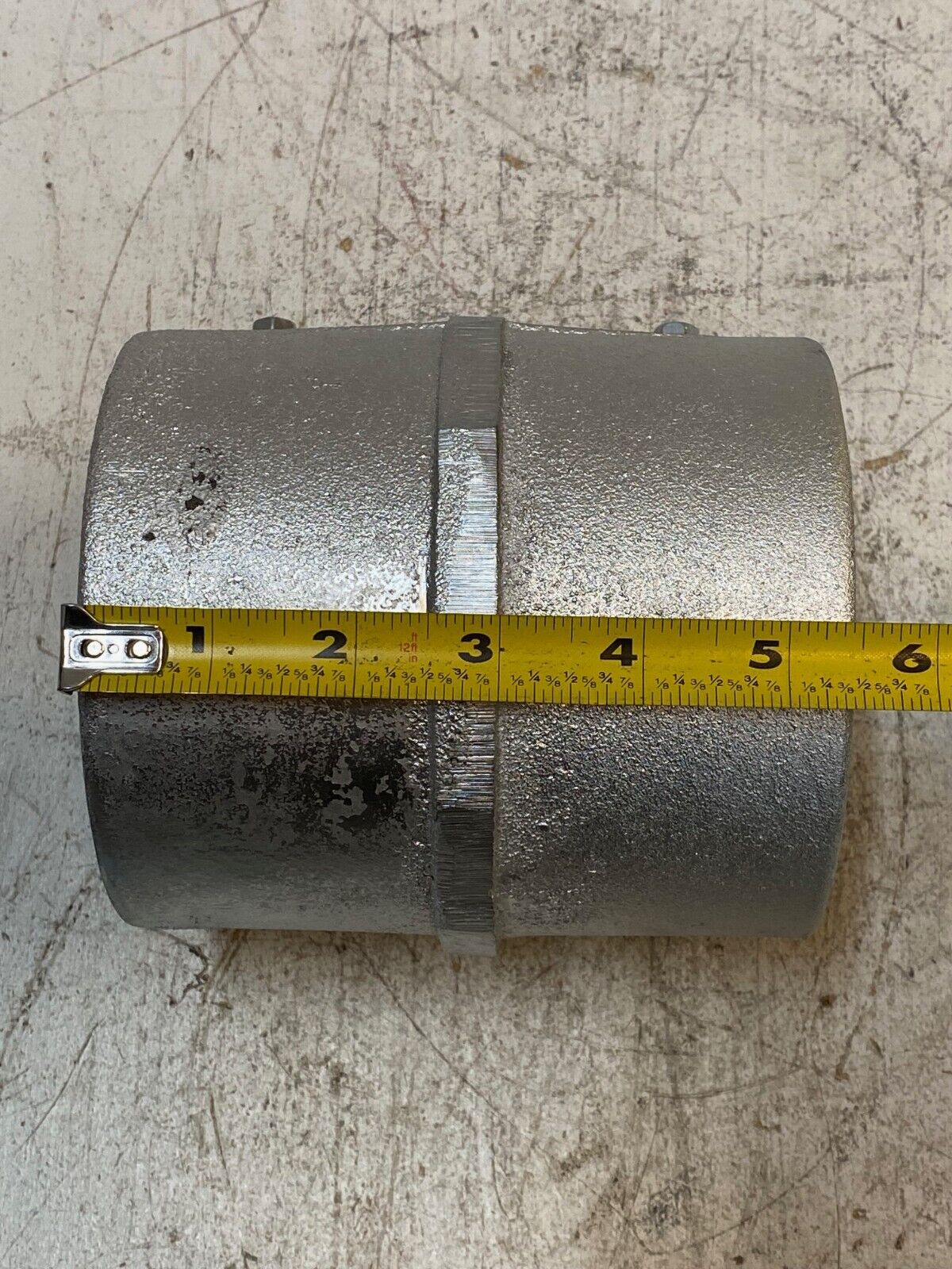 Iron Set Screw Coupling Threadless Rigid Conduit 4-1/2" (116mm) | 5-1/2" Length