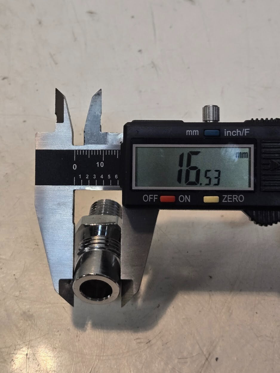 10 Quantity of Bay Corporation 1221-4DV DISS DV Adaptor 1/4" Male NPT (10 Qty)