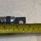 1 Motorcycle Flame Style Foot Peg 5-5/8" Long 28mm Diameter 9mm Hole