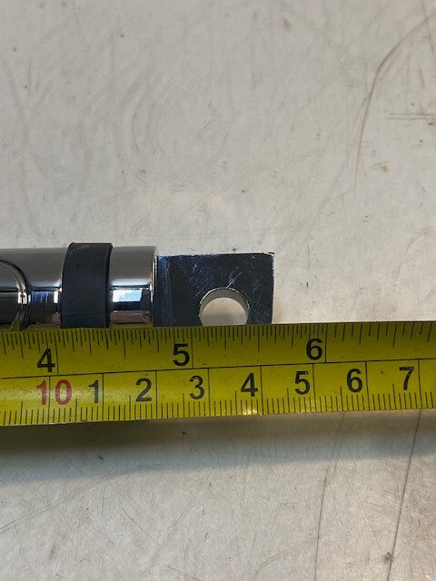 1 Motorcycle Flame Style Foot Peg 5-5/8" Long 28mm Diameter 9mm Hole