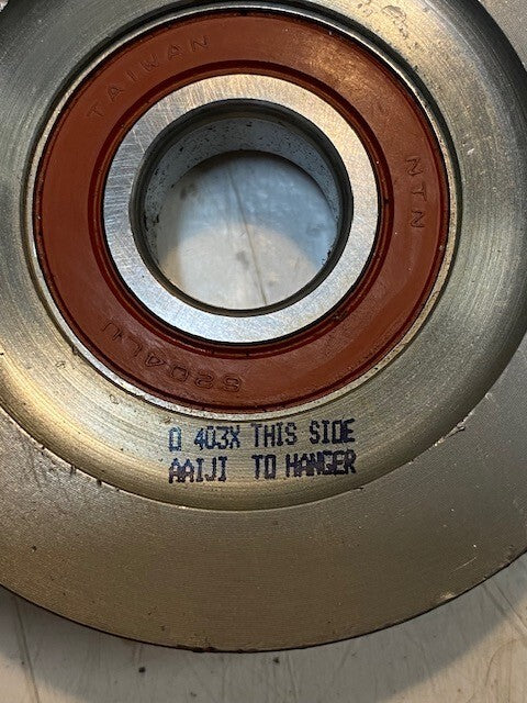 Aaiji Pulley Bearing D 403X 86mm OD 20mm Bore 20mm Thick 6204LU Insert Bearing