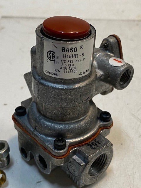 Baso H15HR-9 Oven Gas Pilot Safety Valve 1415703 | 1/2 PSI 14mm Bore 10mm Bore