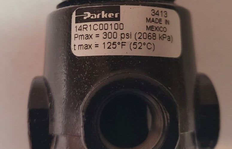 Parker 1/4" Regulator 14R1C00100 | 300PSI