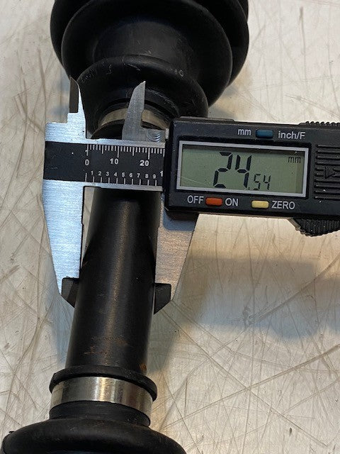 CV Axle Assembly STC-14670-090804 | 18" Long 20mm ID 25mm Shaft 27mm Thread