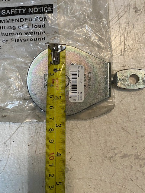2 Quantity of National 3211BC 2-1/2" Single Pulley Swivel Eyes (2 Quantity)