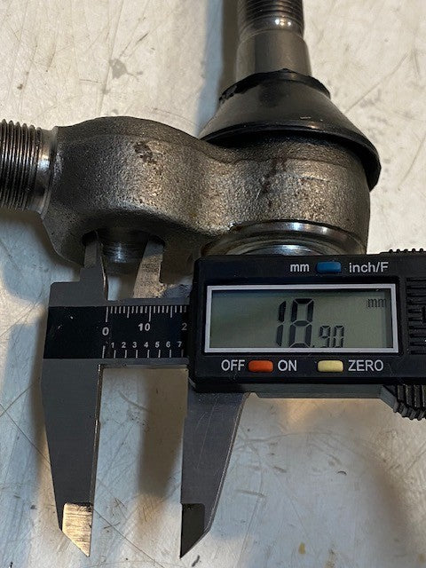 Tie Rod End 7" Long 4-3/4" Wide 21mm Thread 19mm Thread 19mm Bore