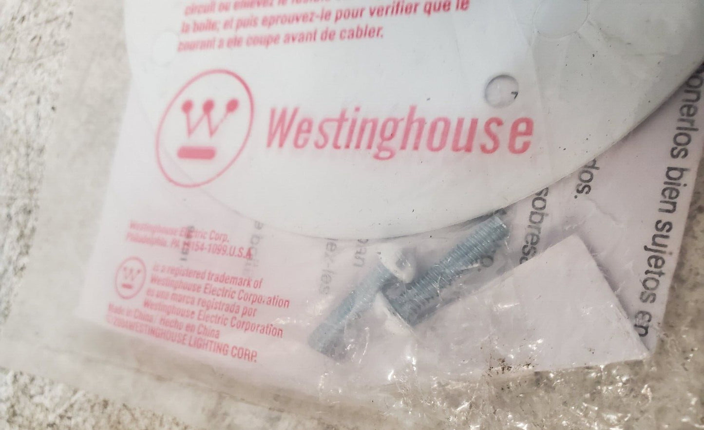 18 Quantity of Westinghouse White Outlet Concealers 4-3/4"  | 29452 (18 Qty)