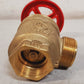 BH 1-1/2" NPT 300 Brass Threaded Fire Hose Valve | Listed 37WL