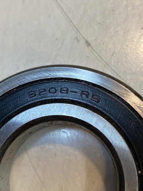 2 Quantity of Deep Groove Radial Ball Bearings 6208-RS 40x80x18mm (2 Quantity)