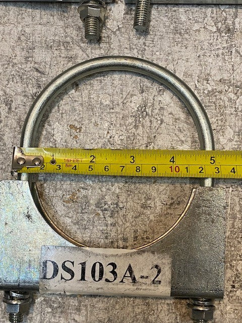 5 Quantity of 5" Muffler Exhaust Clamps DS103A-2 (5 Quantity)