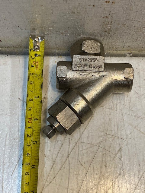 Armstrong CD 33S A743 CA40 Disc Steam Trap CD33SL 600Psig 3/4" NPT