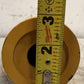 Yellow Painted Hydraulic Cylinder Barrel 15-1/8 In Length 3 In Wide Heavy Duty