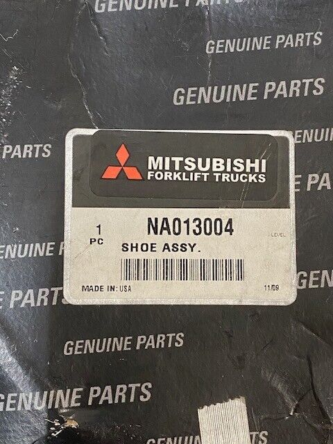 2 Quantity of Mitsubishi Forklift Trucks NA013004 Shoe Assy (2 Quantity)