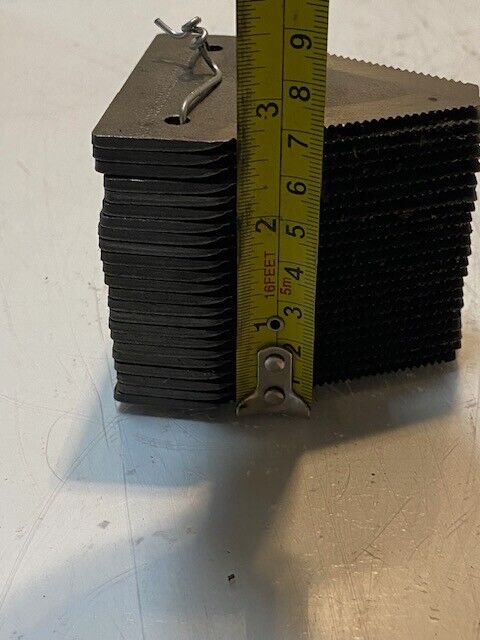 23 Quantity of 3" x 3-1/8" Triangle Sickle Bar Mower Serrated Blades (23 Qty)