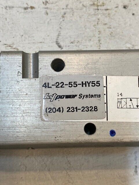 Norgren Pneumatic Directional Solenoid Valve 4L-22-55-HY55