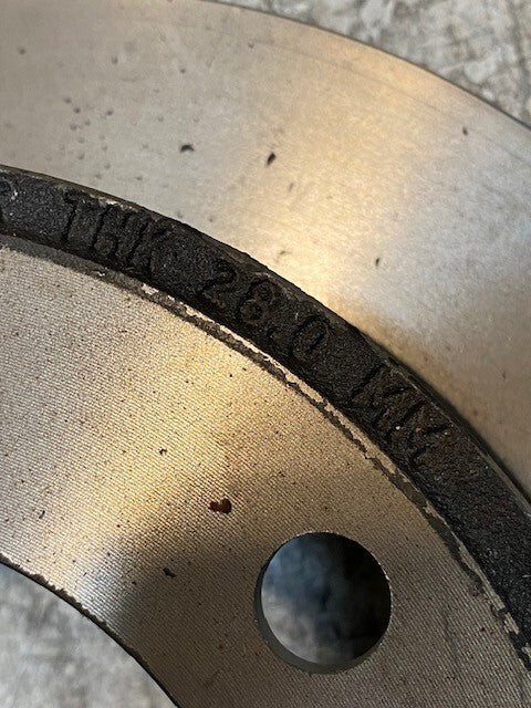 Disc Brake Rotor WF23, TRW 130773, YC35-2C026-C, 1C24-2C026-A, 8-Lug 12-3/4" Dia