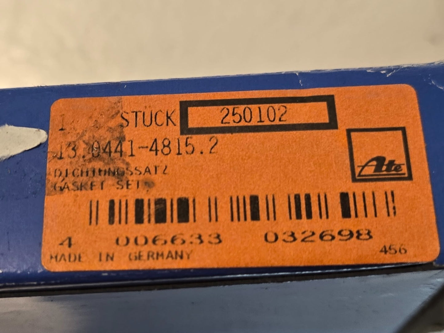 3 Quantity of ATE Caliper Repair Kits 250102 | 13.0441-4815.2 (3 Quantity)