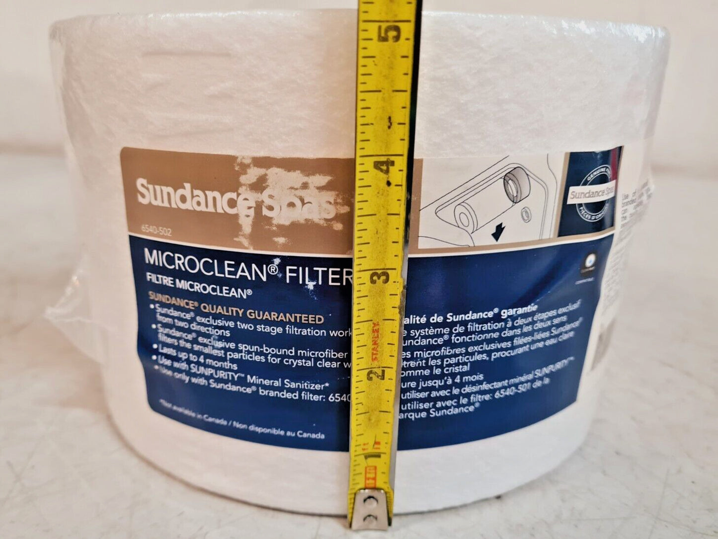 3 Quantity of Sundance Spas Microclean Filters 6540-502 (3 Qty)