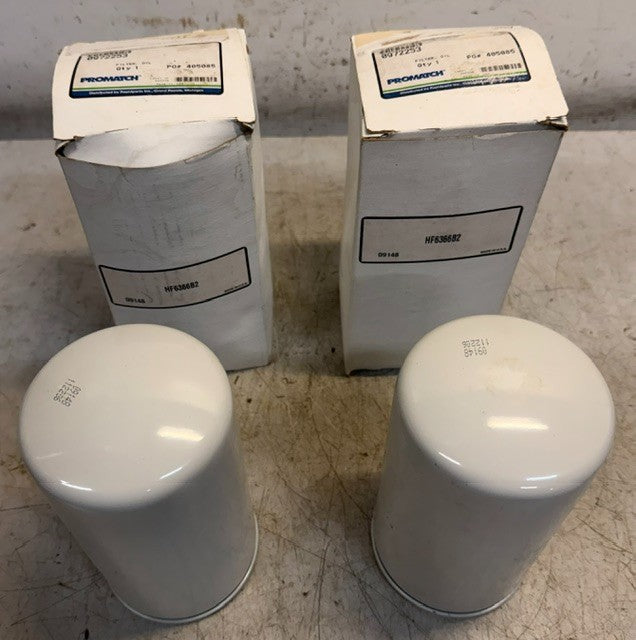 2 Quantity Promatch White Spin On Filter 0972253 Hydraulic Oil Filtration Units