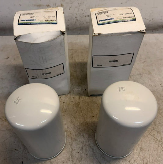 2 Quantity Promatch White Spin On Filter 0972253 Hydraulic Oil Filtration Units