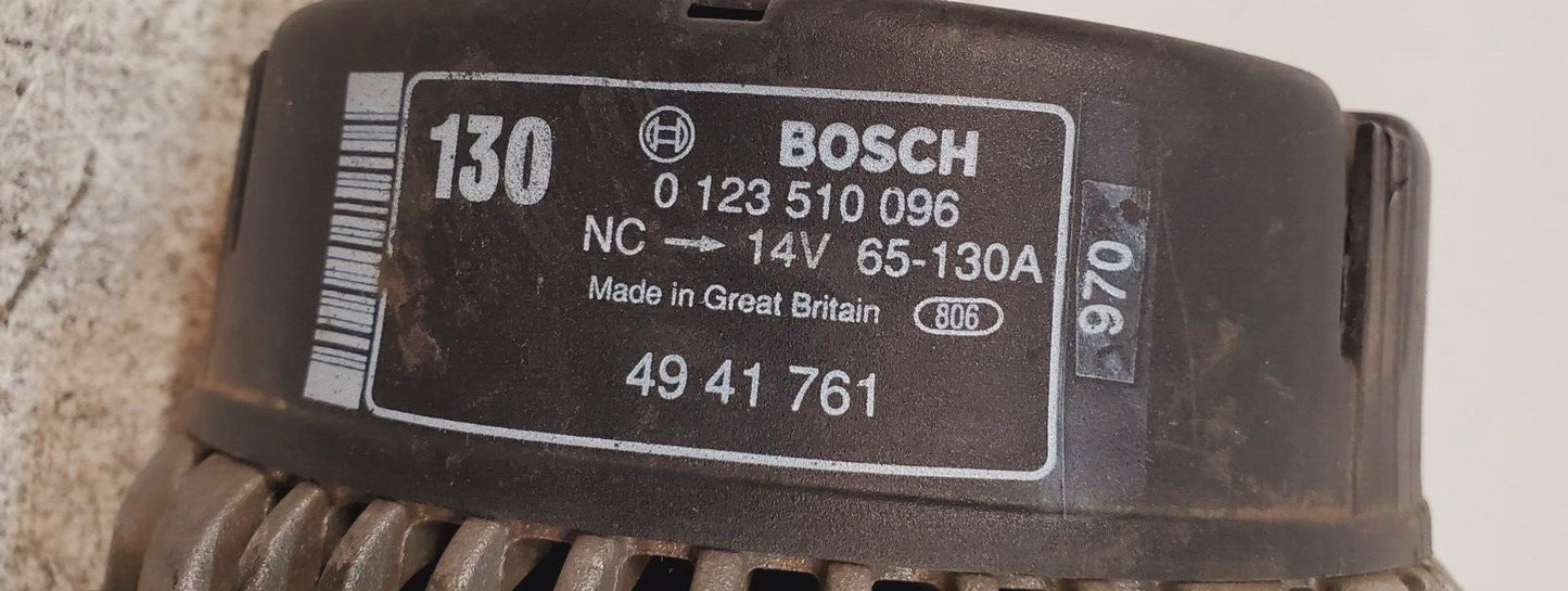 Bosch Alternator 0123510096 | 14V | 65-130A | 4941761 | 130 | 970