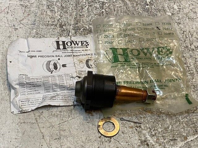 Howe Lower Ball Joint Precision Screw-in 22412 | 5" L 2-1/4" W 16mm Thread