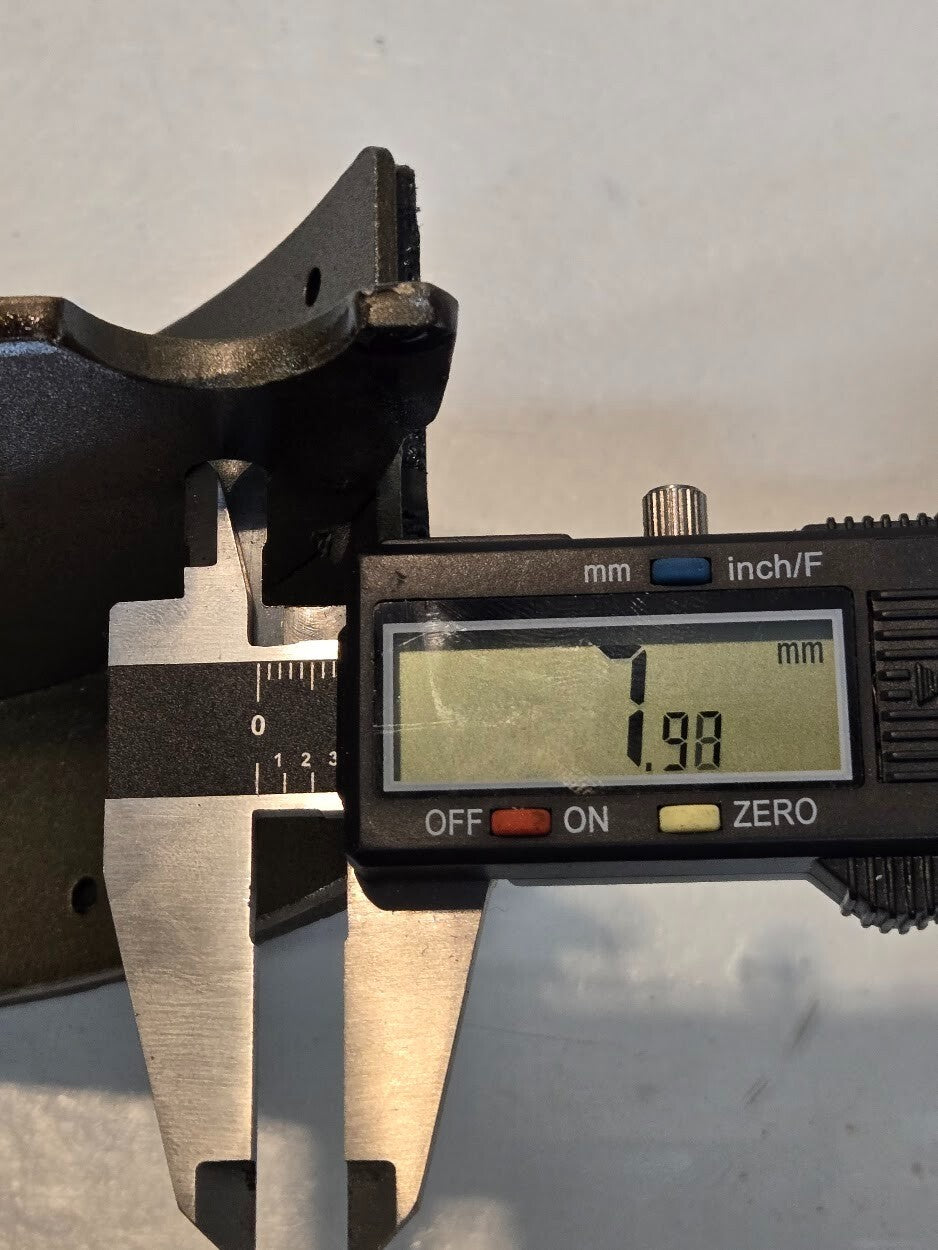 Parking Brake Shoe Set HD 647 | 08043 | 2170 | 3" Pad Width 8.5" Overall Length