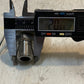 Air Hose Coupling 50ME SS316 | 21mm Thread 12mm Bore 2-3/8" Wide 2-5/8" Tall
