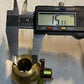 2 Quantity of Brass Garden Hose Shut-Off Valves 27mm Thread 48mm L (2 Qty)
