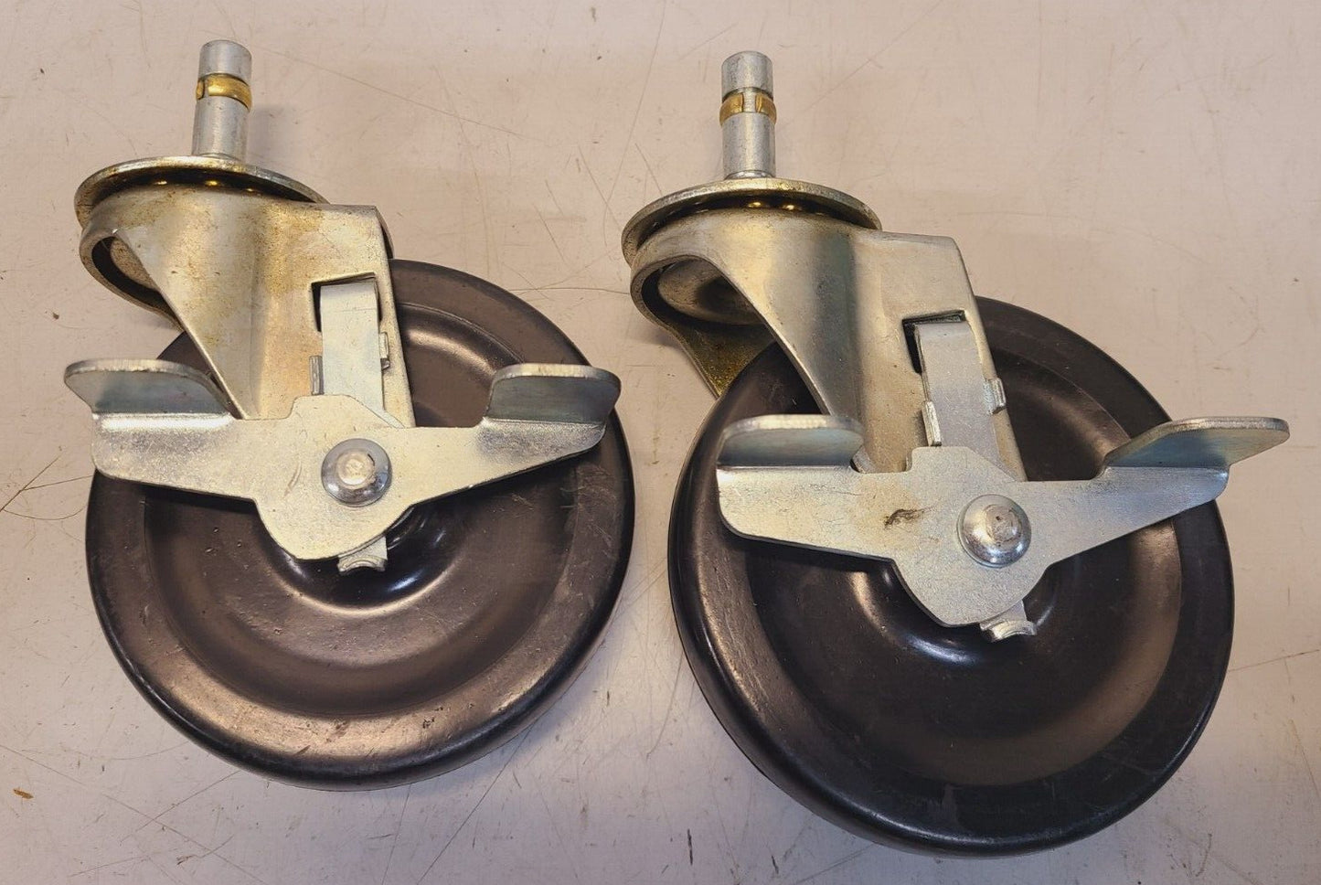 4 Quantity of 4" Black Swivel Casters (4 Qty)