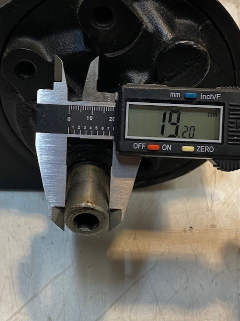 Atsco Power Steering Pump 00154 | 19mm Shaft 9" Long 5-3/4" Dia. 6" Tall