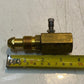 Propane Pressure Test Block Gauge Valve 3-1/2" L 9mm ID 29mm OD 20mm Thread