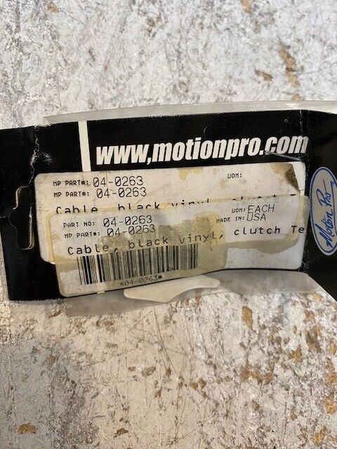 MotionPro Black Clutch Cable 04-0263