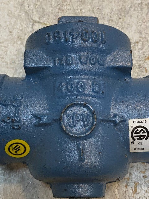 2 Quantity of KPV Compressed Gas Shut Off Valves 1004186 | 175 WOG 400 S (2 Qty)