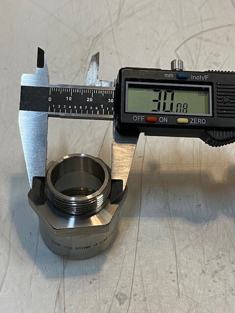 Hirelco 0028-066-2420-6P | 0003 | 34222 | Male Adapter Fitting 30mm Thread