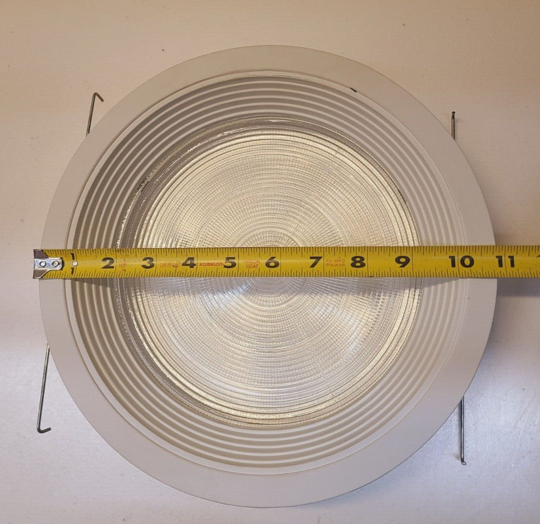 Portfolio 8" RD Recessed Regres Finish All White 10012-P | 10012 PWH