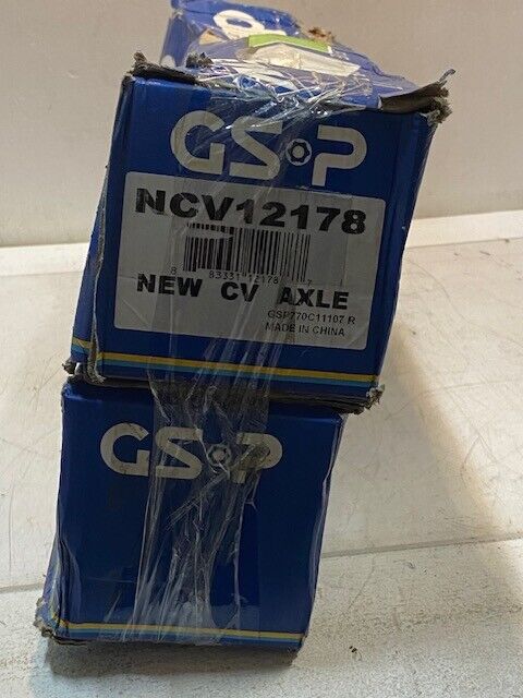 2 Quantity of GSP Drive Shaft CV Axles NCV12178 | 883331121787 (2 Quantity)