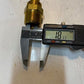 10 Quantity of Hydraulic A-12 Hex Fittings 17mm Nose 15mm ID 27mm Thread 18mm ID