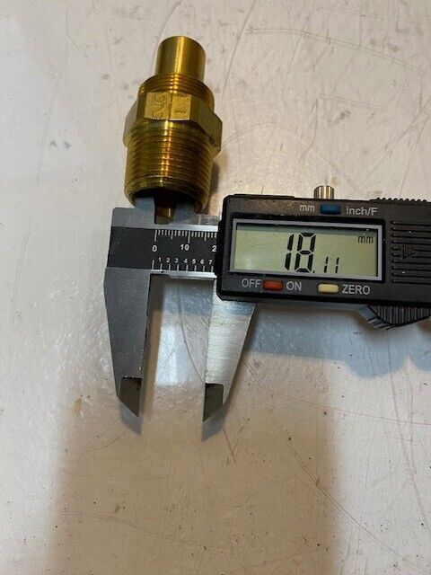 10 Quantity of Hydraulic A-12 Hex Fittings 17mm Nose 15mm ID 27mm Thread 18mm ID
