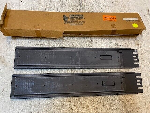 General Devices Pair of Drawer Slider Rails CC2301-00-0200 | C-230-S-120