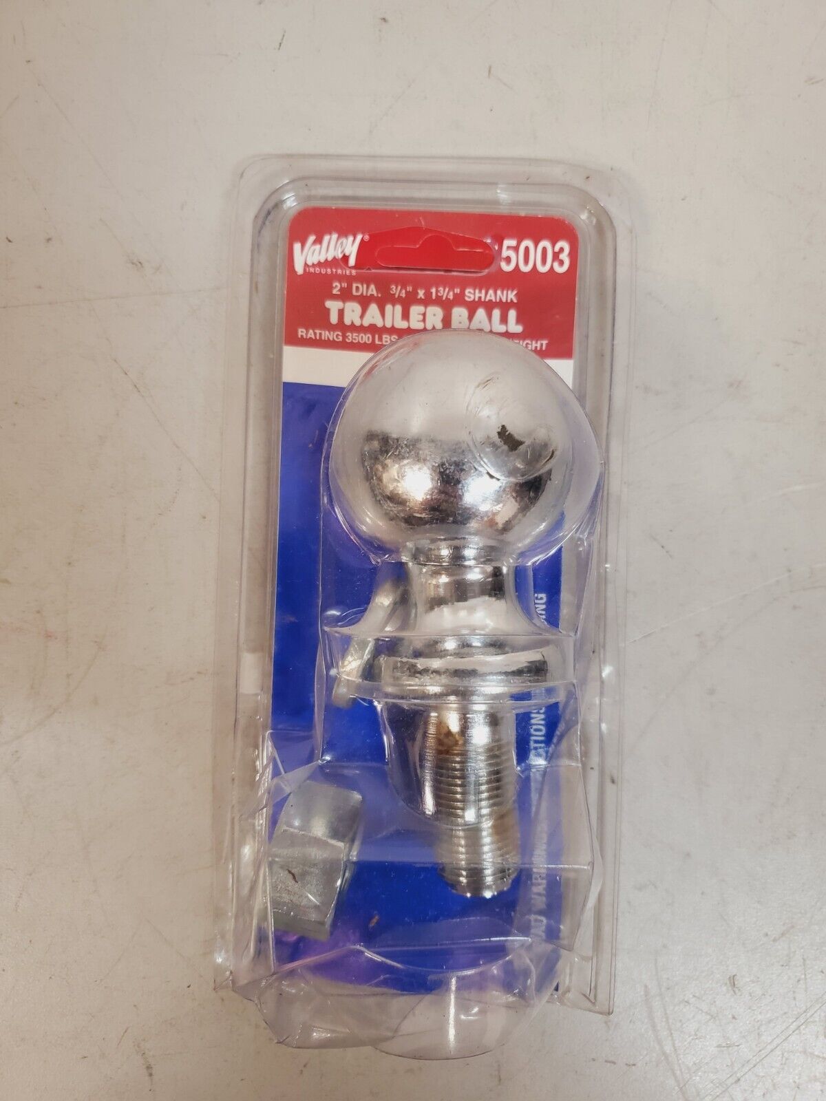 2 Qty. of Valley Mixed Trailer Hitch Balls 5001 & 5003 | 2000Lb & 3500Lb (2 Qty)