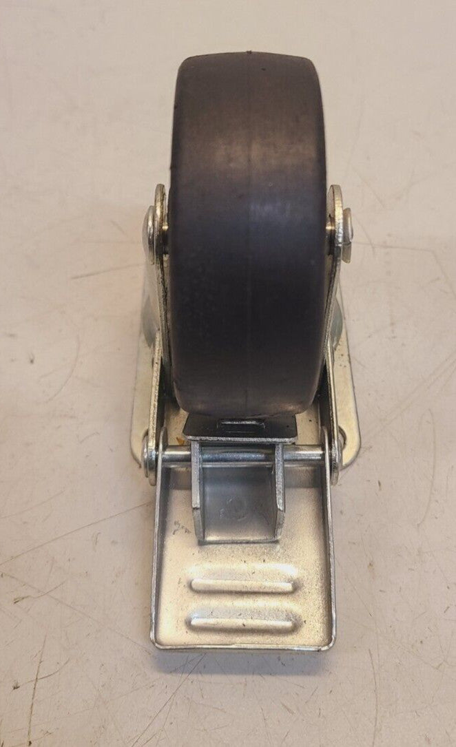 4 Quantity of Heavy Duty Plastic Casters with Brake 3" Diameter (4 Qty)