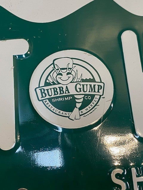 Bubba Gump Shrimp Co. It Hap'ns License Plate 09F-0669