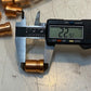 93 Quantity of Copper Screw Machine Nozzle Parts 5mm ID 17mm OD 23mm L (93 Qty)