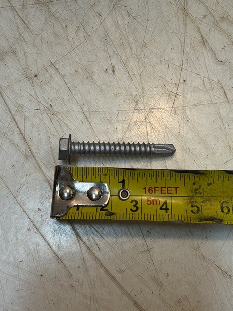 2 Boxes of 50 Self-Drilling Screws 12-14 x 1-1/2" Hex Washer Heads (100 Total)