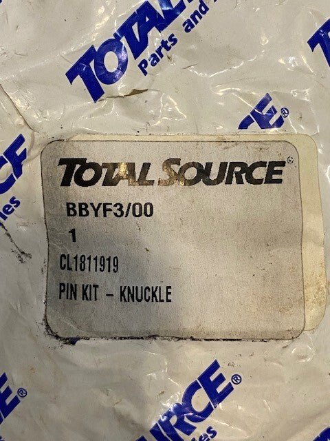 Total Source Knuckle Pin Kit CL1811919 | BBYF3/00 | (4) 33205 Bearings