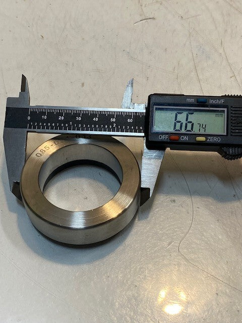 Vacuum Face Seal Antimony Carbon 085-051-013 | 67mm OD 45mm Bore 22mm Thick